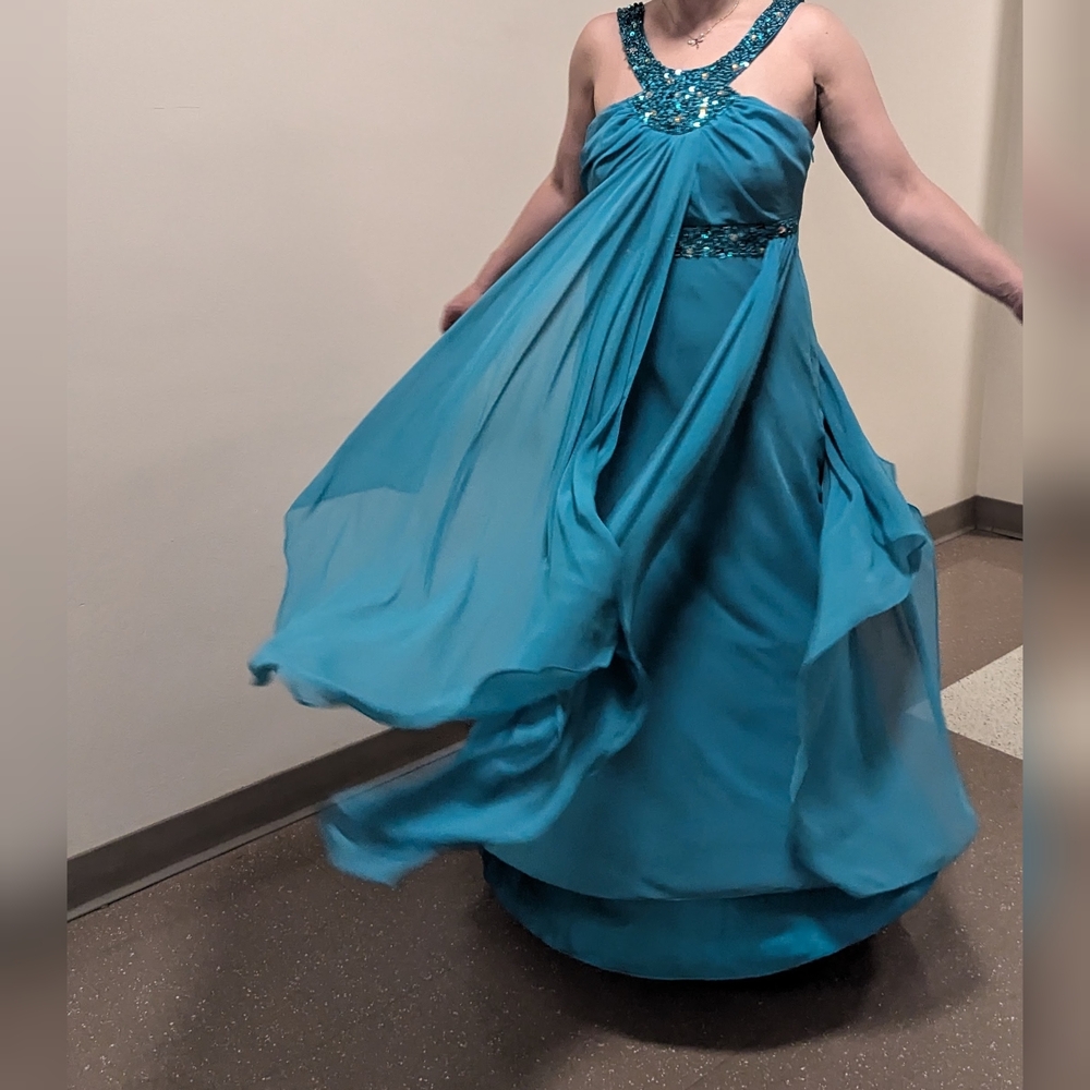 Elegant Blue Dress